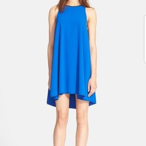 Alexander Wang Leather Trim Trapeze Dress